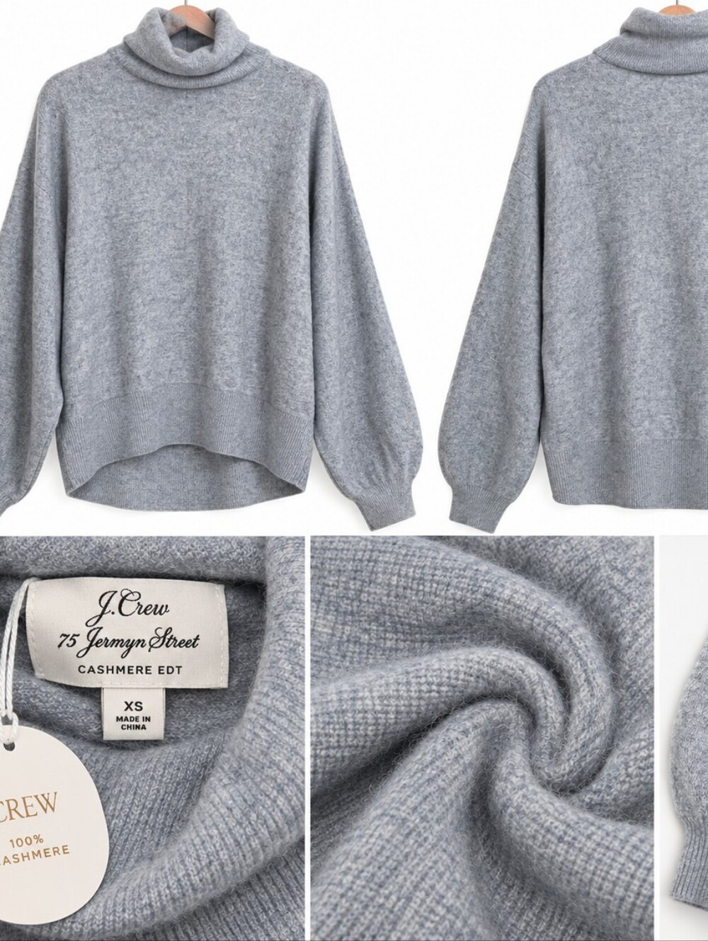 100% Cashmere J. Crew Sweater Oversized